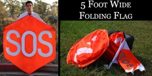 Our 5 foot Flag Is Shown Here Folded Next To Our Three Foot Flag and 12" Flag Our 5 foot Flag Is Shown Here Folded Next To Our Three Foot Flag and 12" Flag